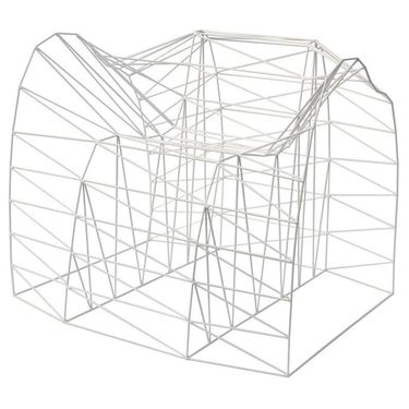 Organic Loop Chair - Wireframe by Julian Mayor, 2023 