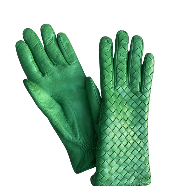 Bottega Veneta SS23 Intrecciato Leather Gloves