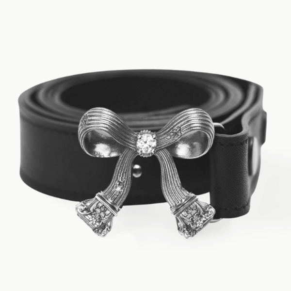 Corinthian Bow Belt - Natural Diamond