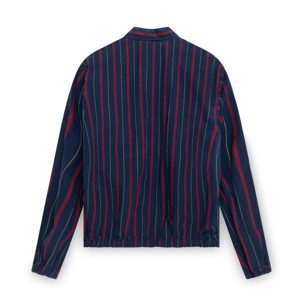 Polo by Ralph Lauren Navy Striped Bomber Jacket