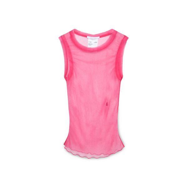 Helmut Lang Mesh Tulle Tank Top