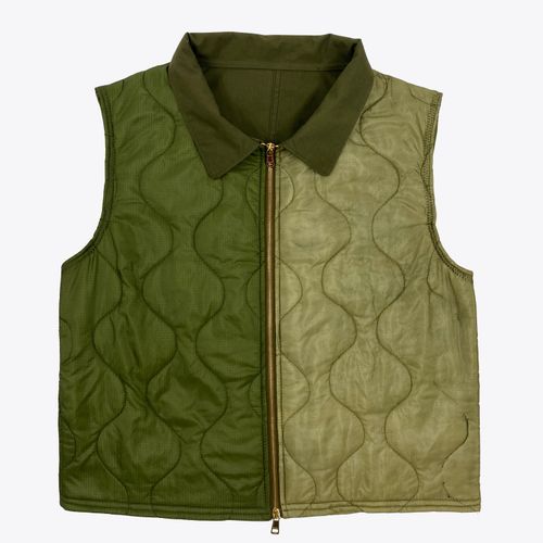 Insulated Patchwork Military Vest