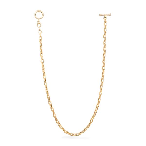 5mm Column-Link Necklace, 18K gold