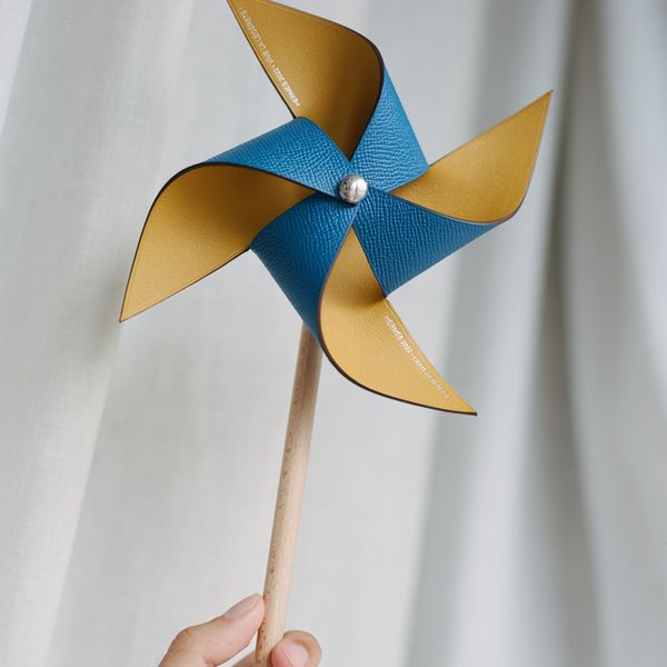 Hermès Leather Pinwheel