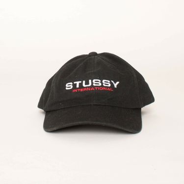 Stussy International Strapback Hat in Black