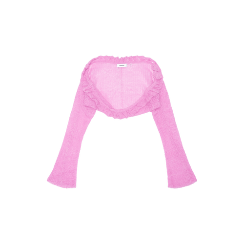 Guizio Pink Knit Cardigan