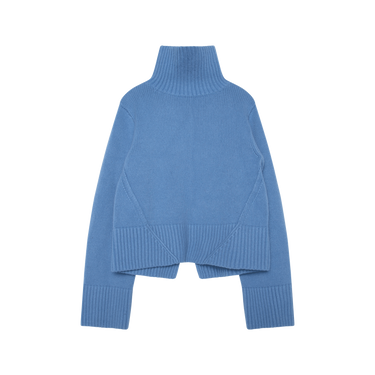 Khaite Blue Cashmere Wallis Sweater