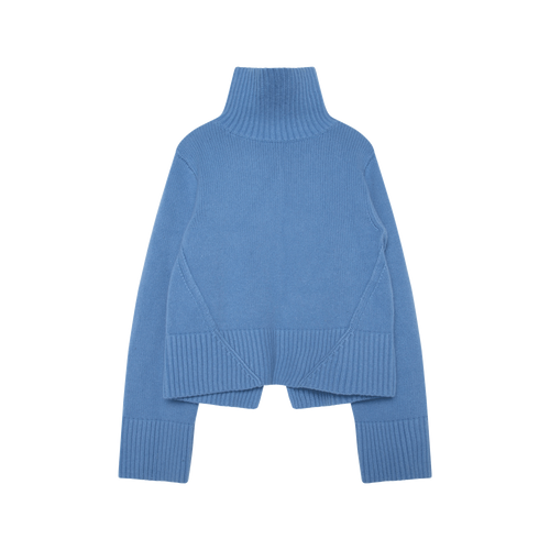 Khaite Blue Cashmere Wallis Sweater