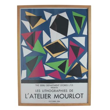 Henri Matisse 1984 Atelier Mouriot Vintage Poster