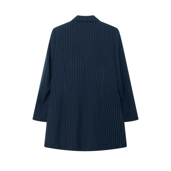 M&S Navy Pinstripe Blazer