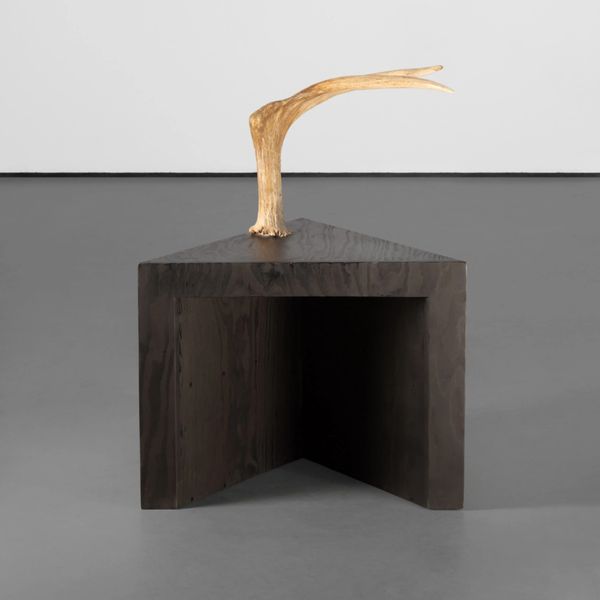 Stag Stool Black Plywood by Rick Owens