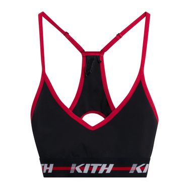 Kith Linda Sports Bra in Black/Red