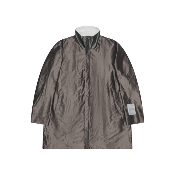 Gilded Metal Spire - Raw Silk Coat