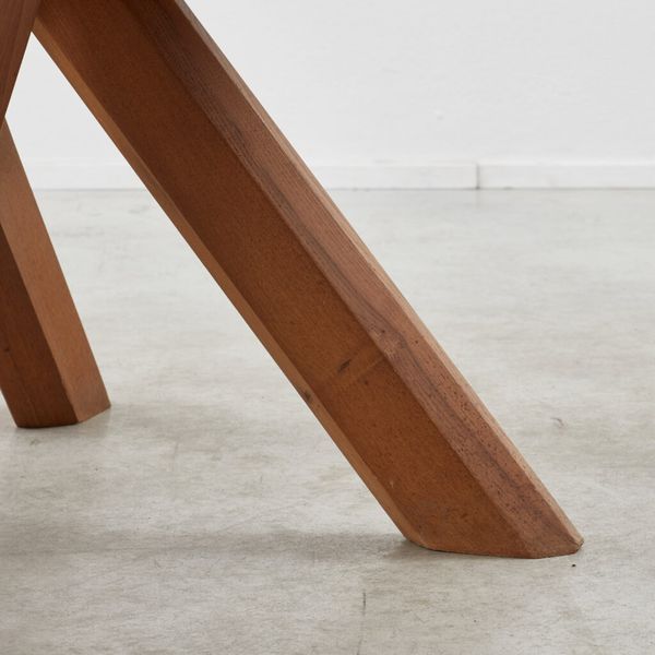 Pierre Chapo dining table mod. T21C, France, 1969