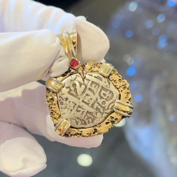 Authentic Shipwreck Coin Pendant 