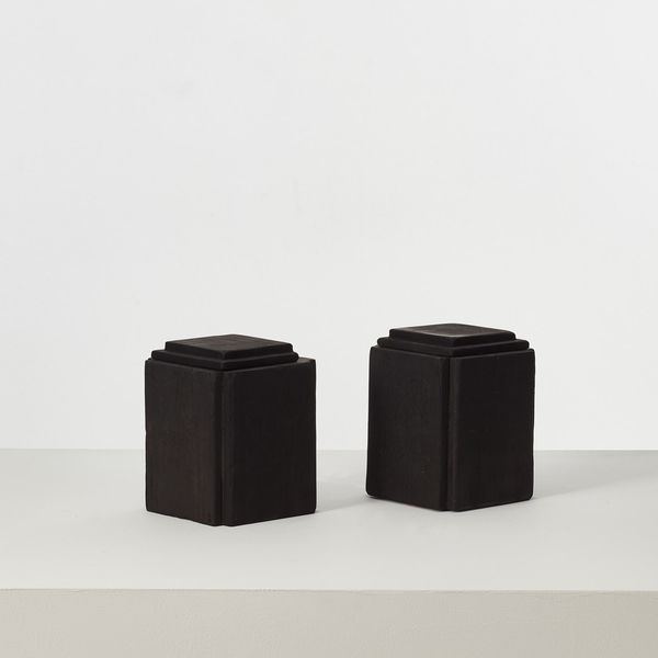 David Horan Charred Wood Vessels 016-017, UK, 2024