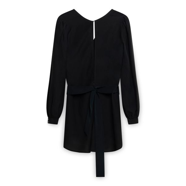 Reformation Black Long Sleeve Romper