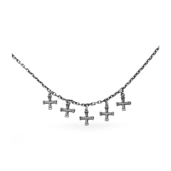 Tiny Crucifix Bracelet, 5 Motifs