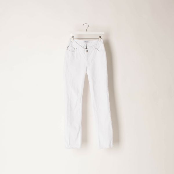 Opening Ceremony White Dip Jeans