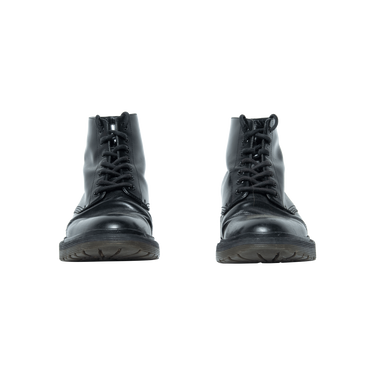 Saint Laurent Black Combat Boots