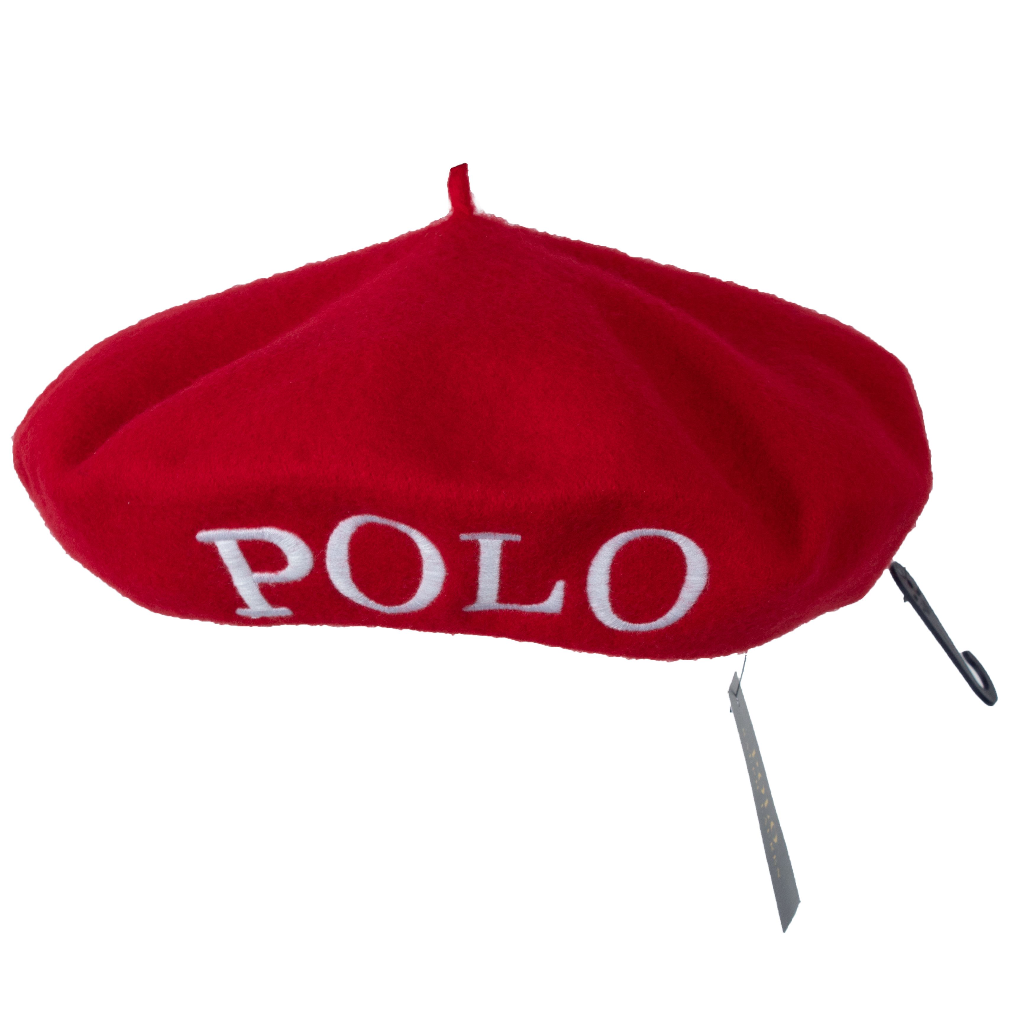 Ralph Lauren Red Polo Beret by Emily Oberg Basic.Space