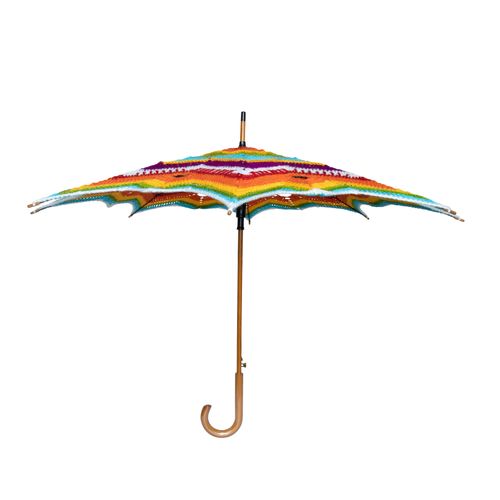 Lord von Schmitt Crochet Rainbow Stars Parasol