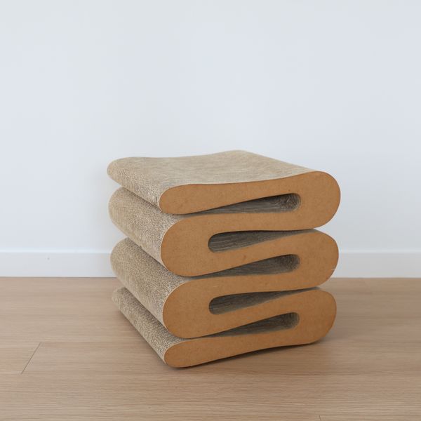 Wiggle Stool by Frank Gehry for Vitra, 1971