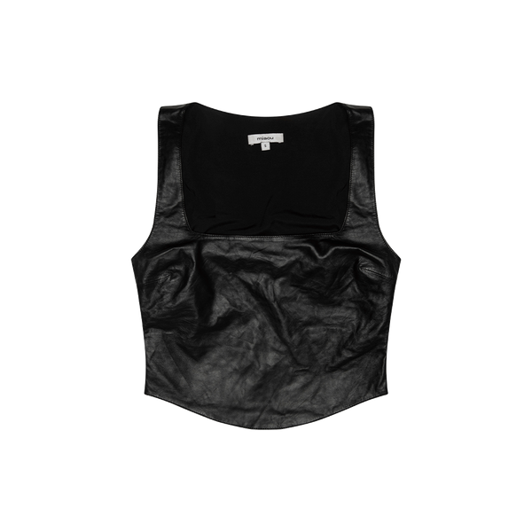 Miaou Leather Top
