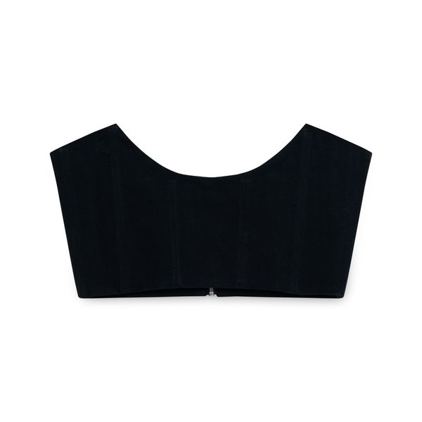 Miaou Black Corset Top