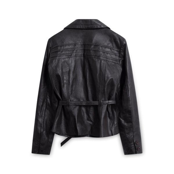 Vero Moda Brown Leather Jacket