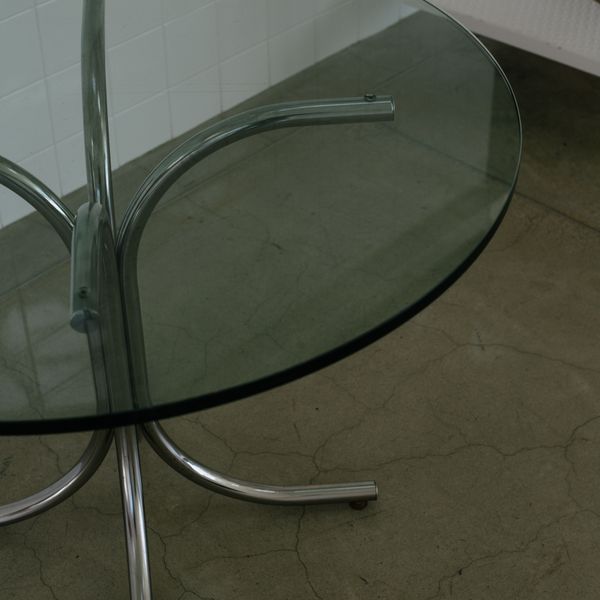 Vintage Glass Table