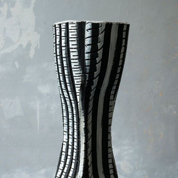Bibendum Floor Light (White Stripes) By Ludovicus Van Beek, 90s