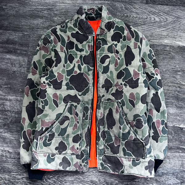 1980s Camo Hunting Puffer Jacket