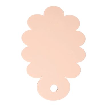 02 Flower Hand Mirror in Peach