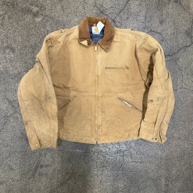 Vintage Medium Tan Carhartt Detroit Jacket