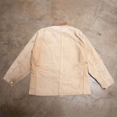 Vintage Carhartt Light Brown Distressed Detroit Jacket