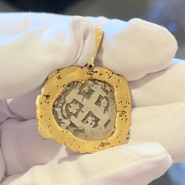 Authentic Shipwreck Coin Pendant 