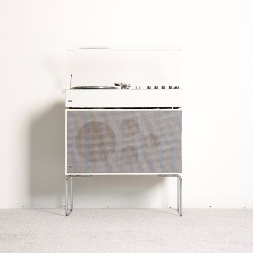 Braun L61 Floor Speaker with Audio 2 by Dieter Rams for Braun, 1960s