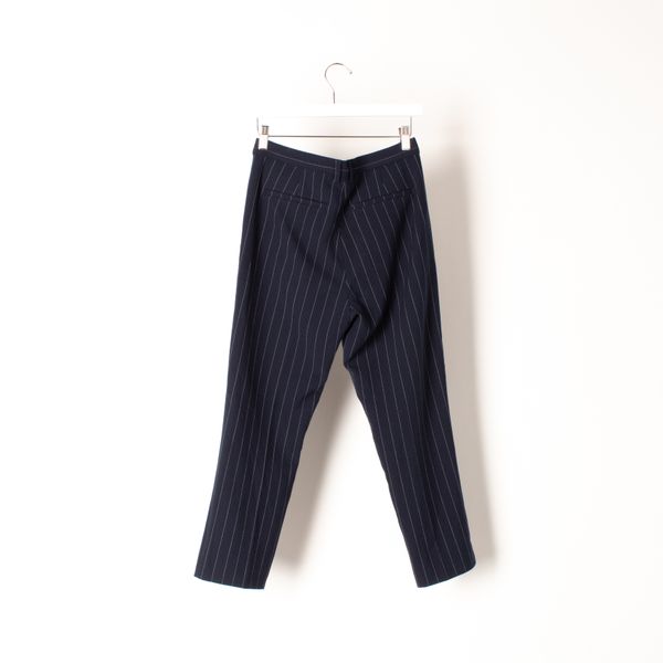 Ganni Pinstripe Wide Leg Trouser