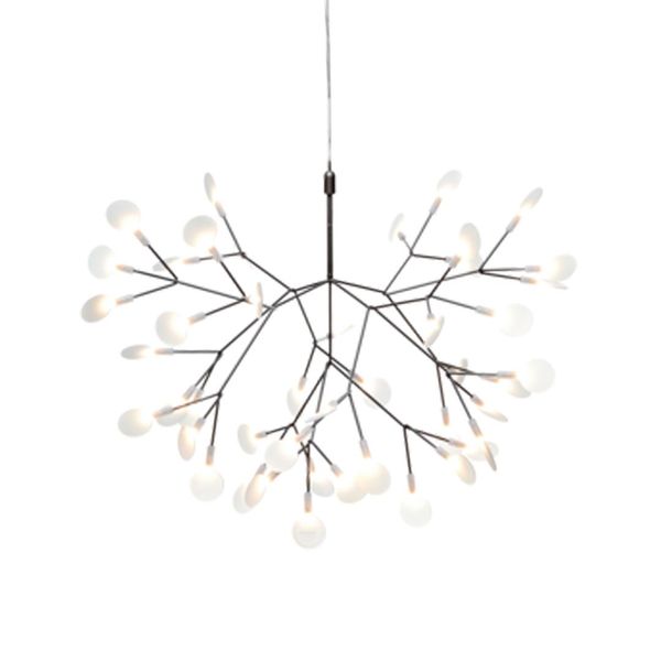 Heracleum II Suspended Small Pendant Lamp in Nickel by Bertjan Pot for MOOOI, 2022