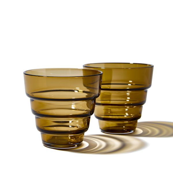 Chroma Stack Glass - Burnt Honey