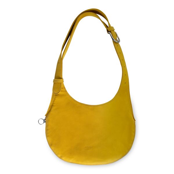 Gabriel for Sach Yellow Flat Small Suede Bag