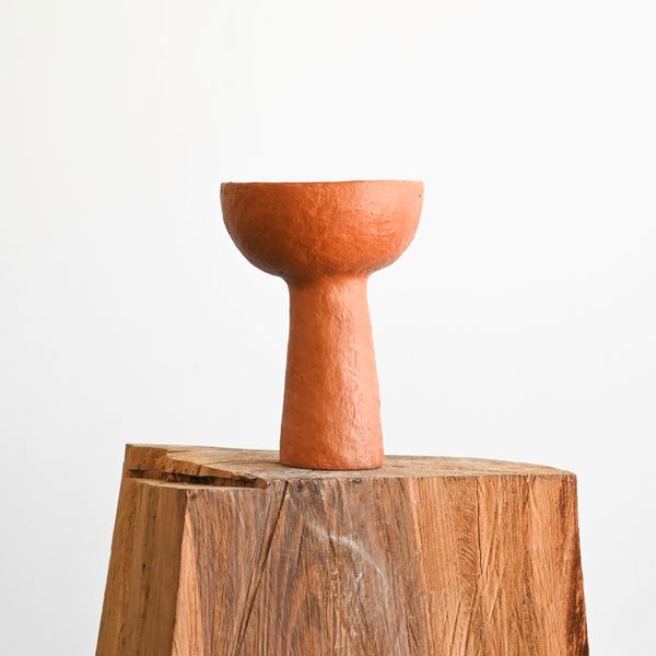 Terracotta Paper Mâché Vase