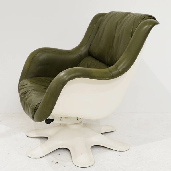 Forest Green Lounge Chair by Yrko Kukkapuro for Haimi