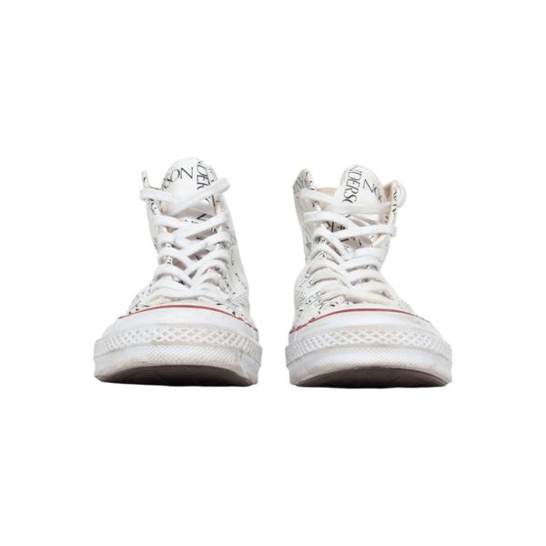 Converse x JW Anderson White Logo Print Sneakers