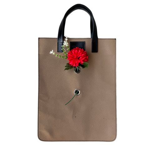 D'heygere Floral Canister Tote Bag 
