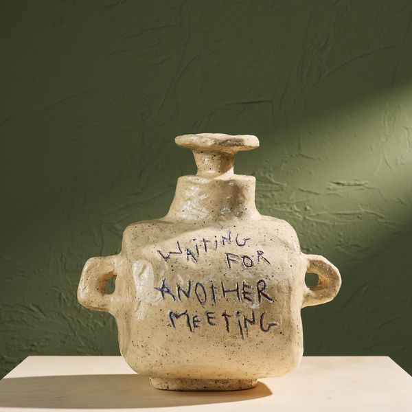 'Waiting For Another Meeting' Core Vessel by Willem van Hooff, Glazed Earthenware, The Netherlands, 2020s"