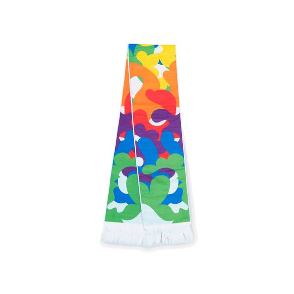 Abstract Scarf White