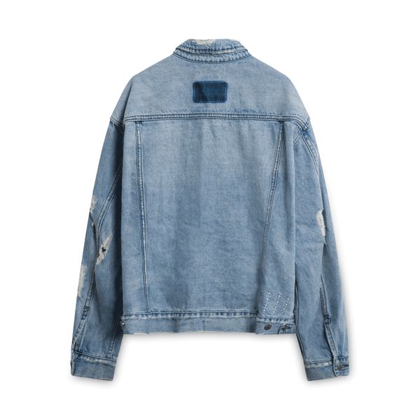 KSUBI Distressed Jean Jacket