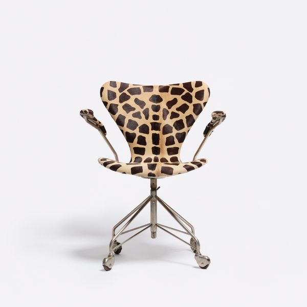 Series 7 Desk Chair by Arne Jacobsen for Fritz Hansen, Denmark, 1960s